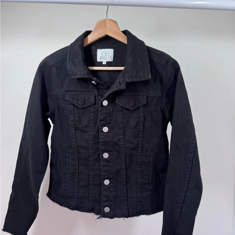 Women's Jean Jacket with Chain Print